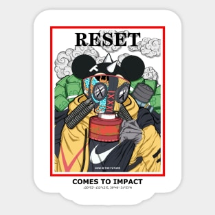 Reset your life Sticker